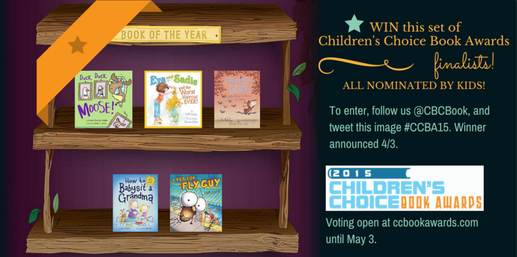 Enter the Children’s Choice Book Awards Finalist Giveaway! | Children's ...