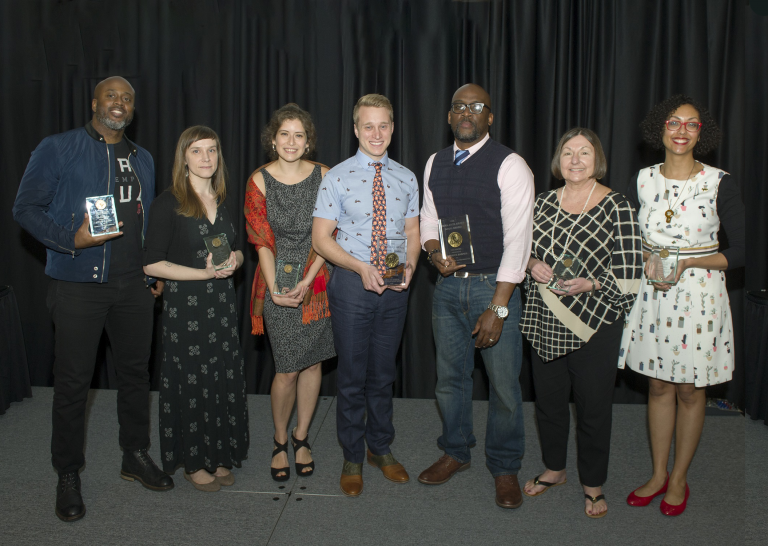 2018 Ezra Jack Keats Book Award Winners Photo during Fay B ...