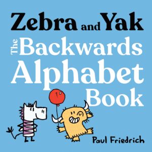 Zebra & Yak Backwards Alphabet
